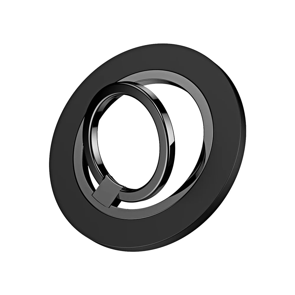 Stand For Tablet Magnetic 2 Sections Simplicity Rotation Ring Phone Handphone Popsocket Magsafe Ipad Holder Double Side Silicone