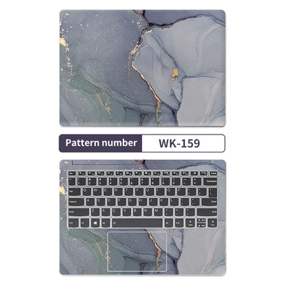 DIY Marble Cover Laptop Skins Vinyl Stickers 13"14"15.6"17.3"PVC Film Waterproof Skin Decorate Decal for Macbook/Lenovo/HP/Acer