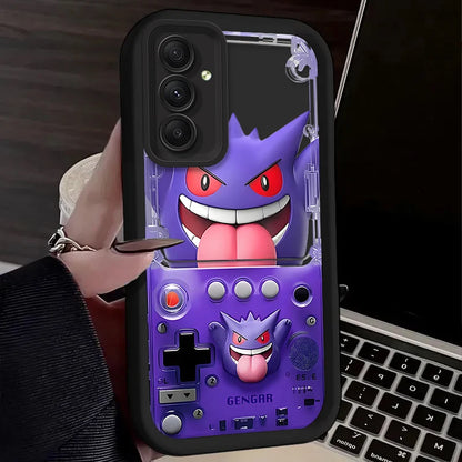P-Pokemon Gengar Game Silicone Case for Samsung Galaxy A24 A25 A55 A35 A15 A05 A05S A16 A06 A13 A23 A12 A22 A32 A52 A71 A51 4G