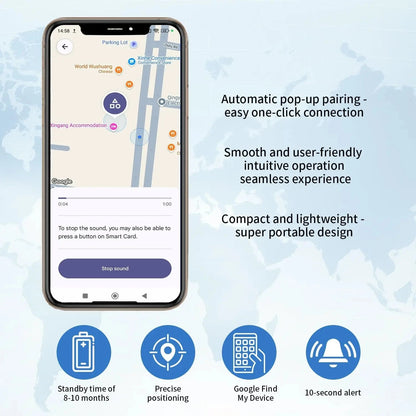 AirTag for Android Compatible Google Find My Item Finder Versatile Tracker for Keys Wallets Luggage