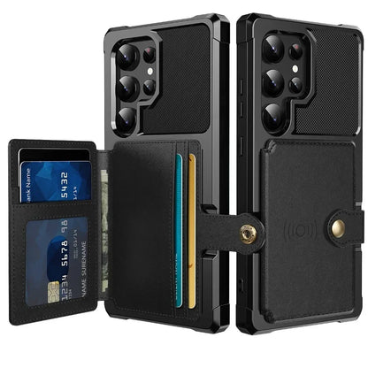 Card Wallet Case for Samsung Galaxy S24 S23 FE S25 S23 Plus S22 S21 Ultra A56 A36 A55 A35 A15 A54 A34 A52S A14 A05S A05 A24 A16
