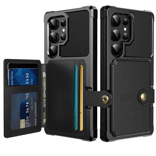 Card Wallet Case for Samsung Galaxy S24 S23 FE S25 S23 Plus S22 S21 Ultra A56 A36 A55 A35 A15 A54 A34 A52S A14 A05S A05 A24 A16