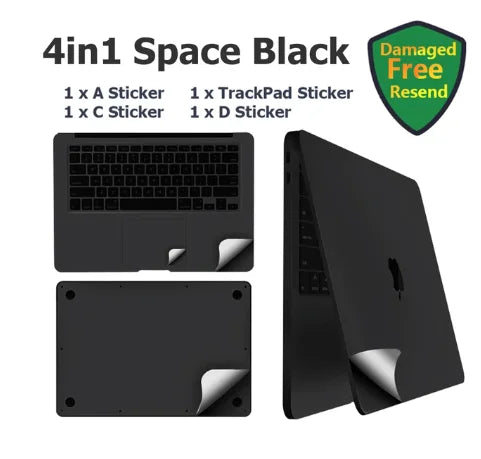for MacBook 2023 Air 15 A2941 13 M2 A2681 Pro 14 16 M3 sticker protect film Palms Guard Rest Cover+Trackpad /body Protect Skin