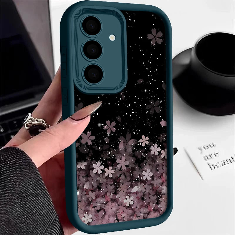 Sakura Case For Samsung Galaxy S24 S23 Ultra S22 S21 S20 FE S25 Edge A14 A15 A56 A34 A35 A52 A53 A54 A55 5G Shockproof Cover