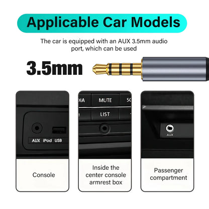 USB C to 3.5mm Jack AUX Audio Cable Car Speaker HiFi Headphone Headset Adapter For iPhone 16 Pro Samsung 0.5m Short 2m 3m Long
