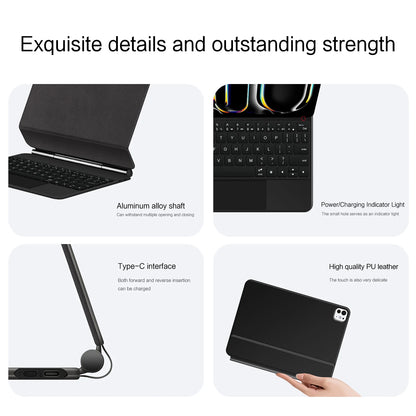 Backlight Magic Keyboard for iPad Pro 11 13 M5 2025 Case for iPad Air 11 13 Inch 2026 M4 M3 M2 Case Pro 13 11 M4 Smart Cover