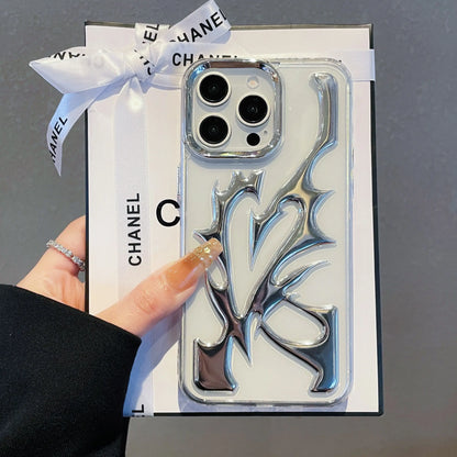 New personality 3D Moon pattern phone Case for iPhone 16 14 13 15 Pro Max Fashion Hollow Slim Shockproof Protective soft Cover