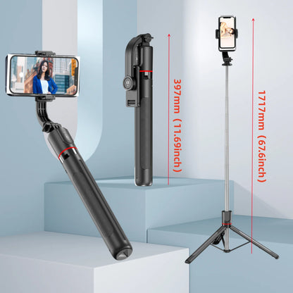 2025 NEW Monopod Remote Shutter Fill Light for iPhone Samsung Xiaomi Phone Holder Mini Tripod Wireless Bluetooth Selfie Stick