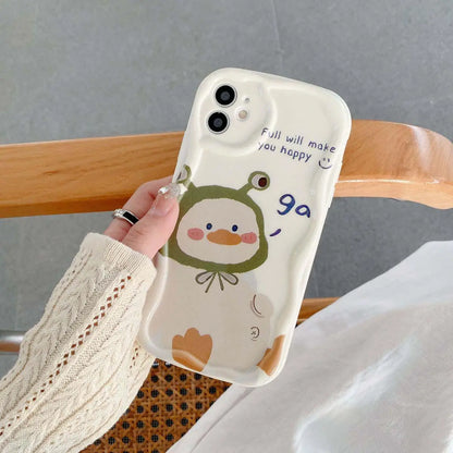 3D Cat Ears Frog Eyes Cute Shy Animal Case for Samsung Galaxy S25 Plus S23 S24 Ultra FE A56 A16 A36 A55 A35 A54 A53 A15 A26 5G