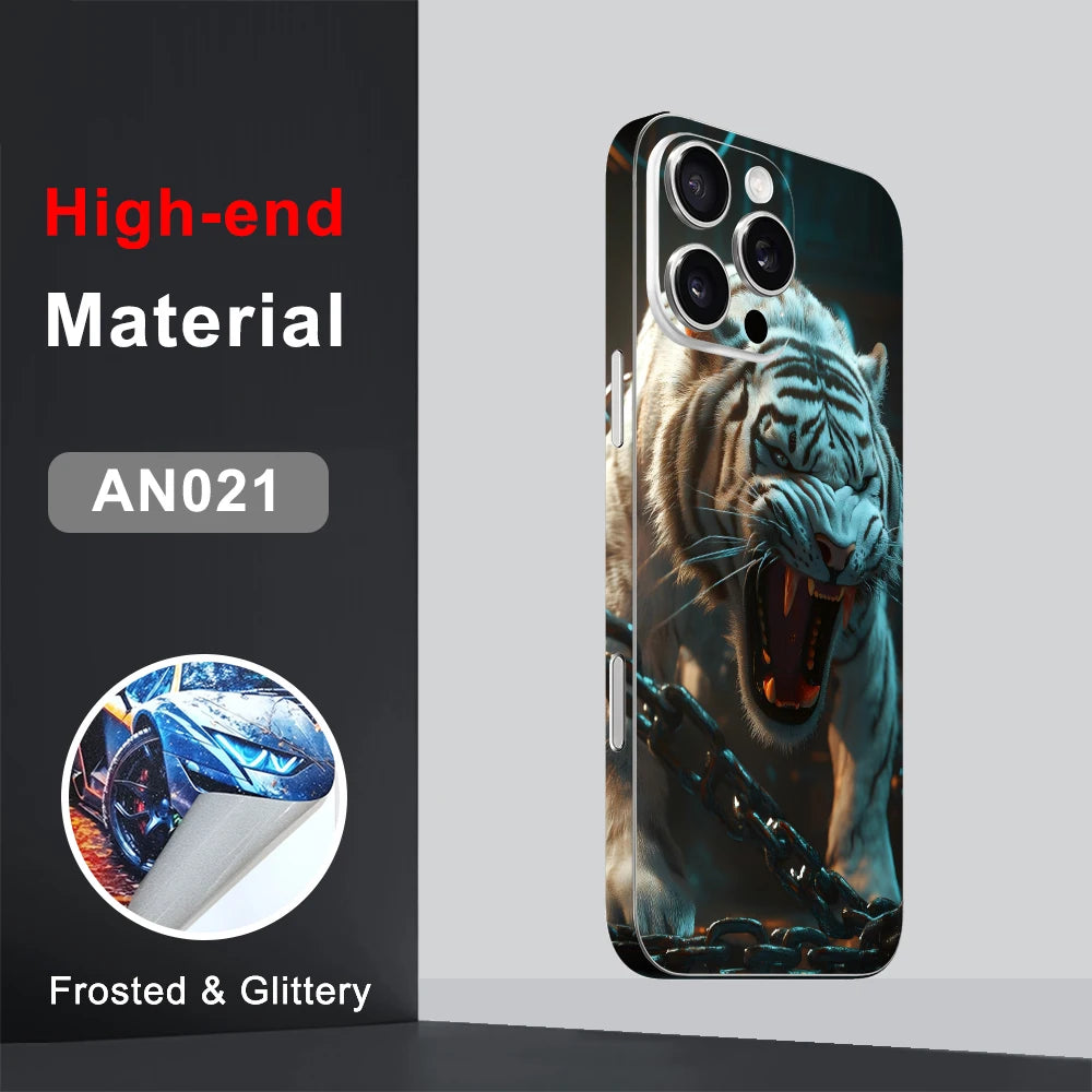 CASEKiTTY Skin Wrap For iPhone 15 Pro Max Sticker 16 14 Plus Back Cover Film 12 13 Mini Protective Decal Side Frame Protector