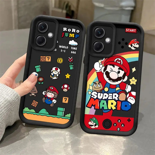 Super M-Marios Bros Game Phone Case for Xiaomi Redmi 12C 13 13C 12 4G A1 A2 Plus A3x Poco X3 Pro C51 C50 C61 soft funda case