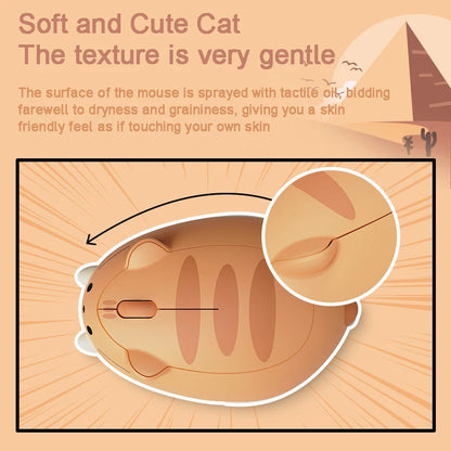 Cute Cat Wireless 2.4G Mouse kitten Designed Creative Mause Ergonomic USB Optical 1200 DPI Mini Mice Kid Gifts For PC Laptop