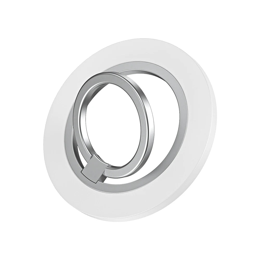 Stand For Tablet Magnetic 2 Sections Simplicity Rotation Ring Phone Handphone Popsocket Magsafe Ipad Holder Double Side Silicone