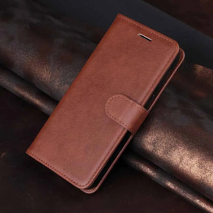 Leather Case For iPhone 17 Air 11 12 13 14 15 16e 16 Pro Max XS XR X 6S 7 Plus 8 SE 2020 Mini Magnetic Flip Wallet Phone Cover