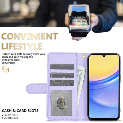 Wallet Small Fragrance Zipper Card Slot Kickstand Magnetic Flip Leather Case For Samsung Galaxy S25 Ultra S24 FE S23 Plus S22