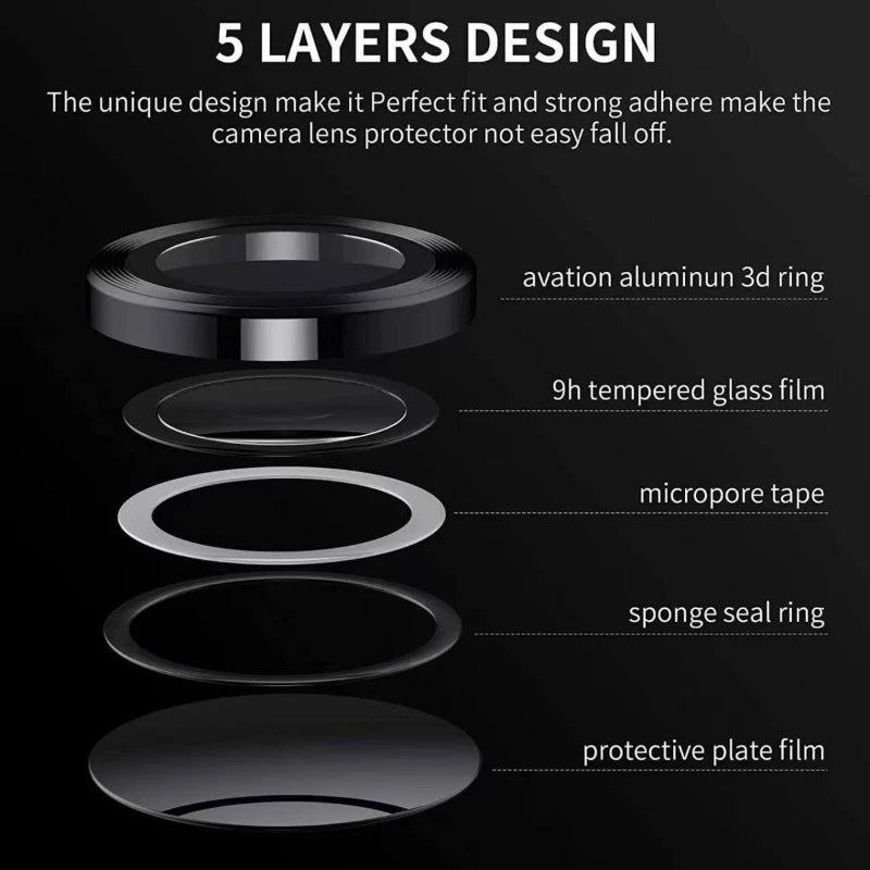 Metal Ring Protection Glass Camera Lens Film For Nothing Phone 3 Camera Protectors For nothing phone3 PHONE3 Lens Cover