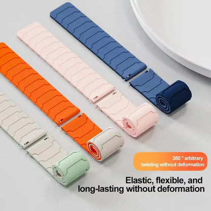 20/22mm Magnetic Strap For Huami AMAZFIT BIP 6 5 UNITY Silicone Loop Band GTR 4/3/3 Pro 2e GTS 4 mini 3 BALANCE Sports Watchband