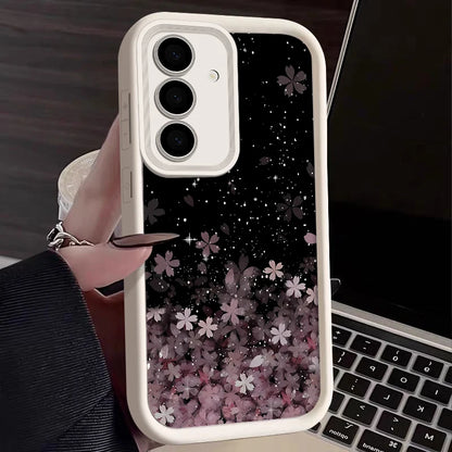 Sakura Case For Samsung Galaxy S24 S23 Ultra S22 S21 S20 FE S25 Edge A14 A15 A56 A34 A35 A52 A53 A54 A55 5G Shockproof Cover