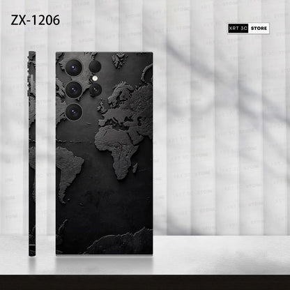 3m Colorful Decal Skin for Samsung S25 S23 Ultra S24 5G Back Screen Protector Film Cover 3M Wrap Modify Sticker