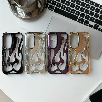 New 3D Flame pattern Case For Samsung Galaxy S25 S24 S22 S23 Ultra Plus A16 A06 A55 Fashion Hollow Slim Shockproof soft Cover