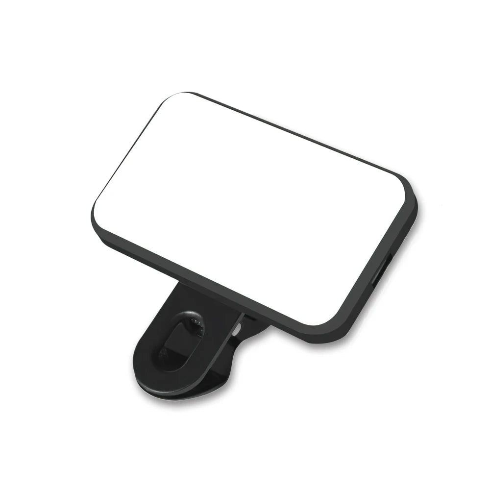 Mini Selfie Fill Light Rechargeable 3 Color Modes Adjustable Brightness Clip on Mobile Phones Computers Photography LED Lights