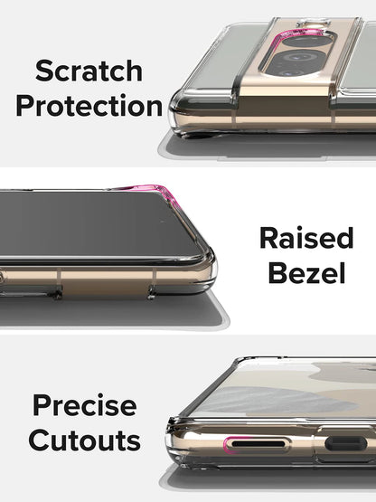 Luxury Transparent Phone Case For Google Pixel 7 pro TPU Bumper anti-drop Metal Buttons Scratch proof hard back cover Clear case