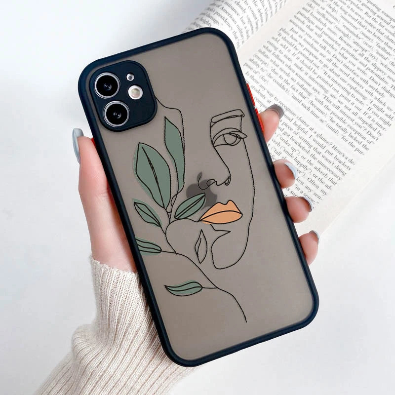 Fashion Flower Phone Case For Samsung Galaxy S25 S24 S23 S22 Ultra S21 FE Plus A15 A35 A55 A34 A54 A33 A53 A52S Clear Back Cover