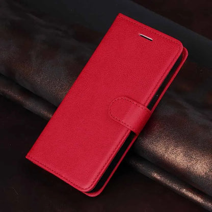 Leather Case For iPhone 17 Air 11 12 13 14 15 16e 16 Pro Max XS XR X 6S 7 Plus 8 SE 2020 Mini Magnetic Flip Wallet Phone Cover
