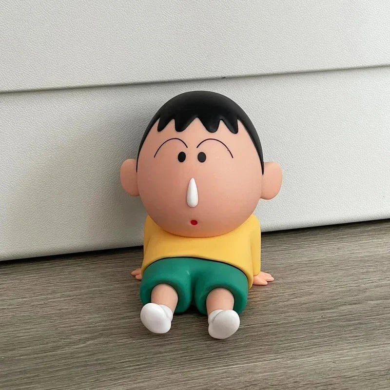 Cartoon Crayon Shin-Chan Boochan Phone Holder Desktop Anime Ornaments Watching Tv Cartoon Phone Support Cute Doll Gifts