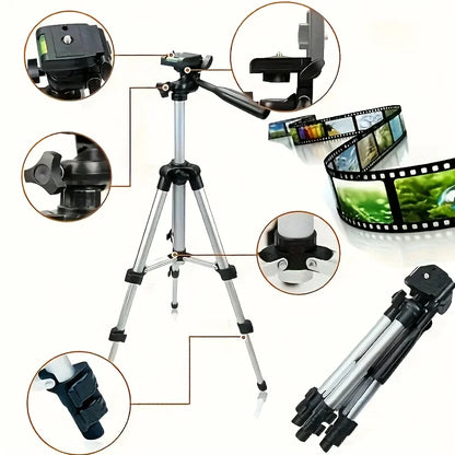 Travel Self Tripod Universal Phone Camera Tripod Stand with Bluetooth Remote Phone Clip For Canon Nikon DSLR SLR Digital Camera