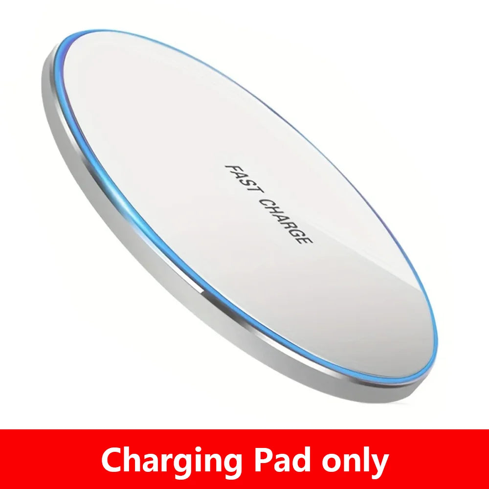 Wireless Charger For iPhone 17-11 Pro XS Max Mini X XR Induction Fast Wireless Charging Pad For Samsung Xiaomi Huawei