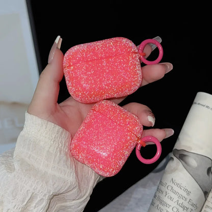 For Airpods 4 3 2 1 Glitter Rhinestone Case Bling Matte Protective Funda For Airpods Pro2 Bluetooth Earphone Bag 2025