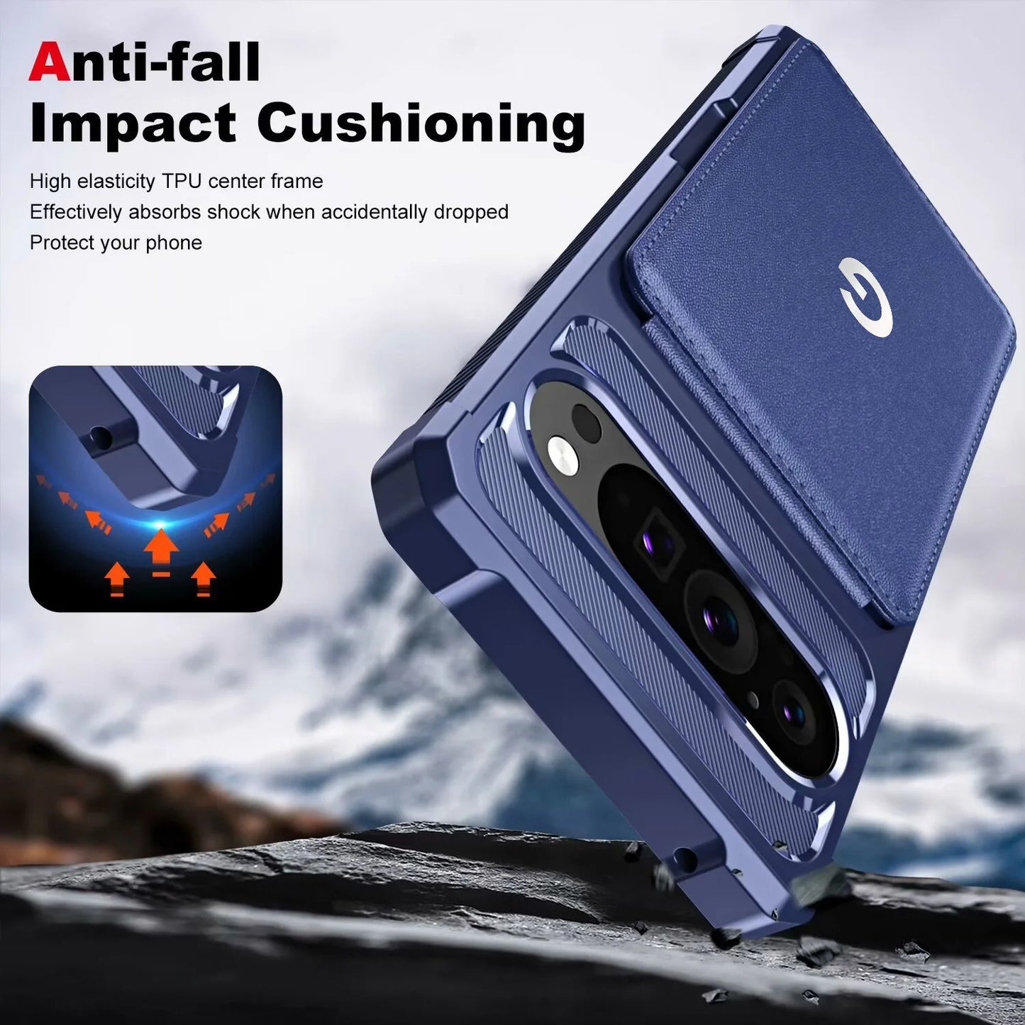 High End Leather Flip Fold Wallet Phone Case For Google Pixel 10 9 Pro XL 10A 9A 8A 7A 8 7 with Card Holder Slot Anti-Drop Cover