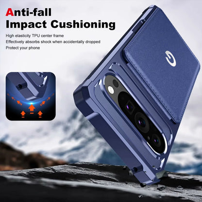 High End Leather Flip Fold Wallet Phone Case For Google Pixel 10 9 Pro XL 10A 9A 8A 7A 8 7 with Card Holder Slot Anti-Drop Cover