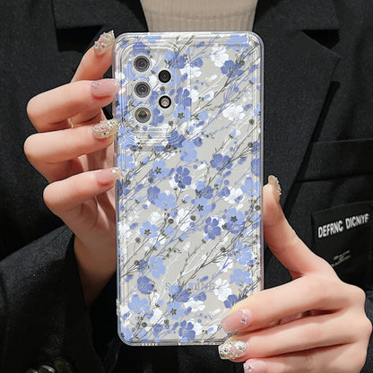 Cherry Case For Samsung A54 A53 A52 A55 A51 A35 A34 A33 A32 A21S A15 A14 A13 A12 Cases Galaxy S22 S23 Ultra S24 S21 Plus S20 FE