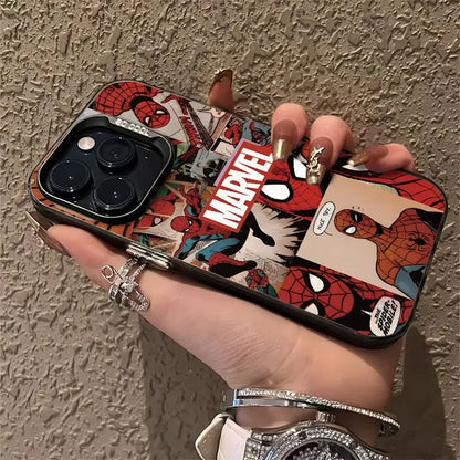 Marvel Spider Man Nice Spoof Super Cool Phone Case For iPhone 16 15 14 13 12 11 Pro Max XR XS 7 8Plus Y2K Soft Anti Fall Cover