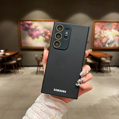 Ultra Thin Liquid Silicone Soft Case For Samsung Galaxy S25 S24 Ultra S23 FE S22 S21 Plus A55 A35 A34 A16 A15 A14 A13 A25 Cover