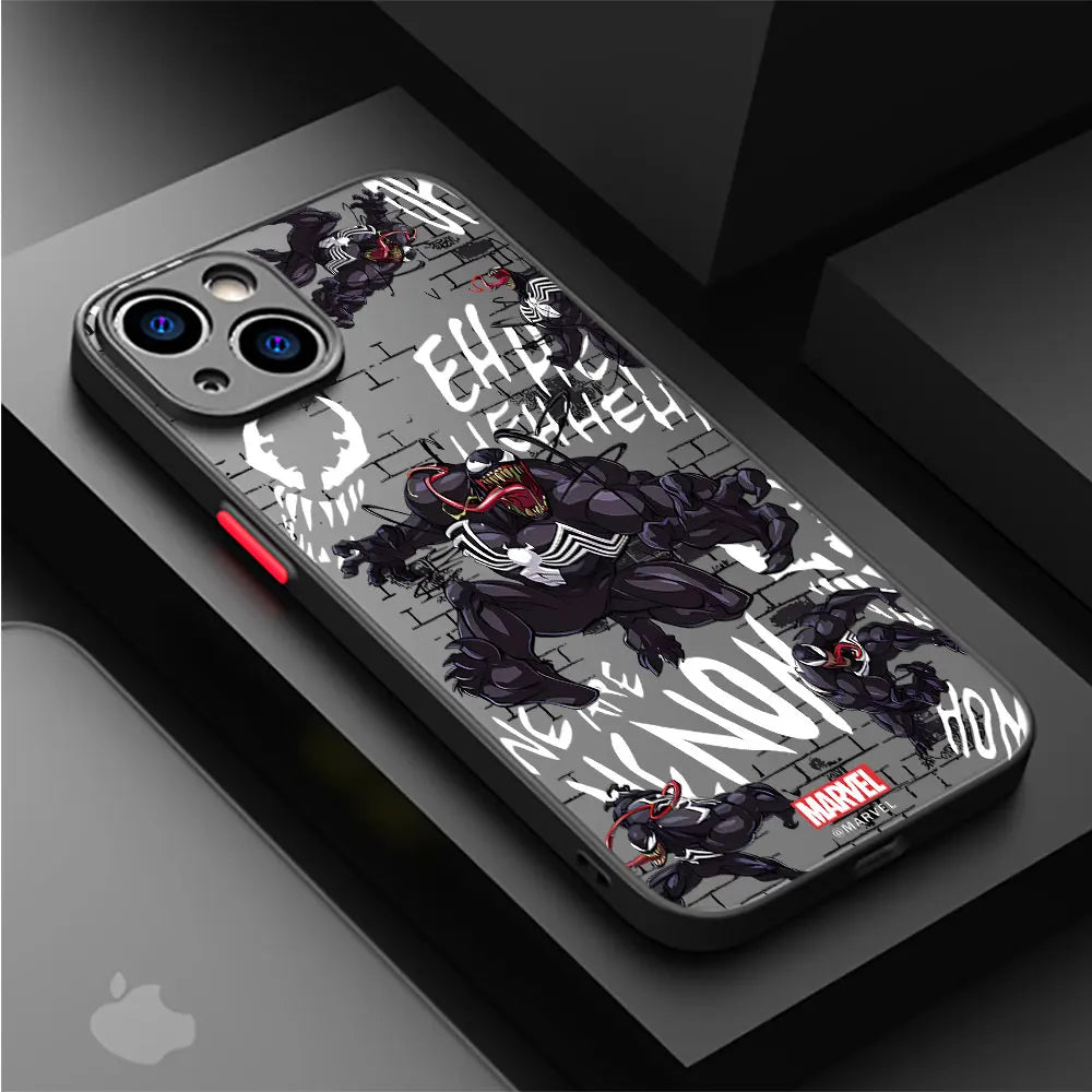 Marvel Spider Man Phone Case for Apple iPhone 15 SE 7 6S Plus XS X XR 13 Pro Max 12 Mini 8 14 Plus 11 13 Soft Funda Cover