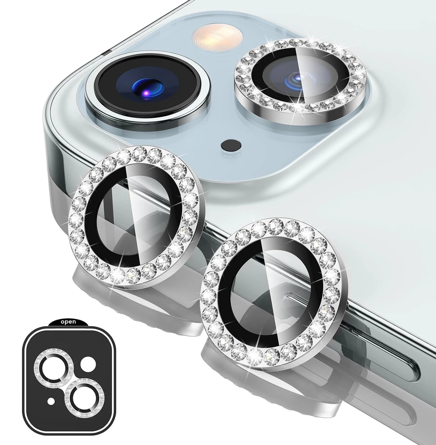 Camera Lens Protector Cover For iPhone 15 Pro Max 14 Plus 13 Mini 15Pro 14Pro 13Pro 15Plus 14Plus 13mini Protection Accessories