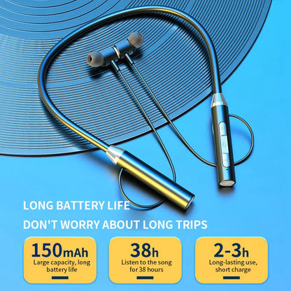 Wireless Bluetooth 5.0 Headphone Neckband Magnetic Earphones Sport Running Earbuds Waterproof Headset With Mic For iPhone Xiaomi