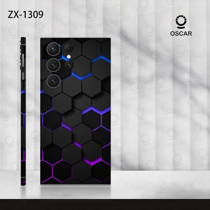 Colorful Decal Skin for Samsung Galaxy S24 S23 S22 Ultra Plus S25 Note20 Back Screen Protector Cover Wrap Stones Sticker