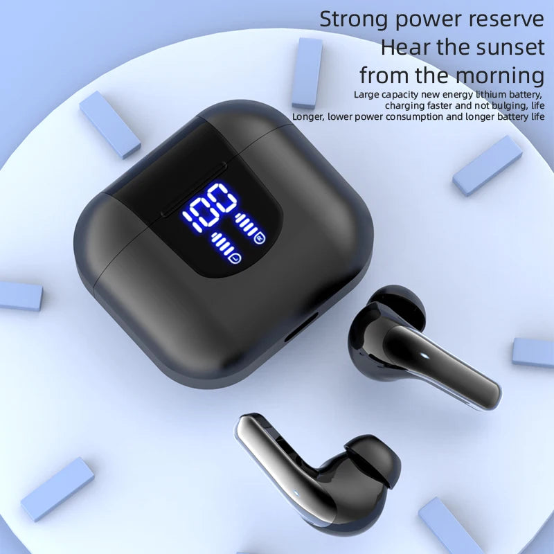 TWS wireless earphones, heavy bass stereo noise reduction for calls, ultra-long battery life, low-latency game mode