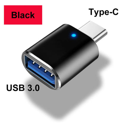 NNBILI USB 3.0 To Type C Adapter OTG To USB C USB-A To Micro USB Type-C Female Connector For HUAWEI Samsung Xiaomi POCO Adapters