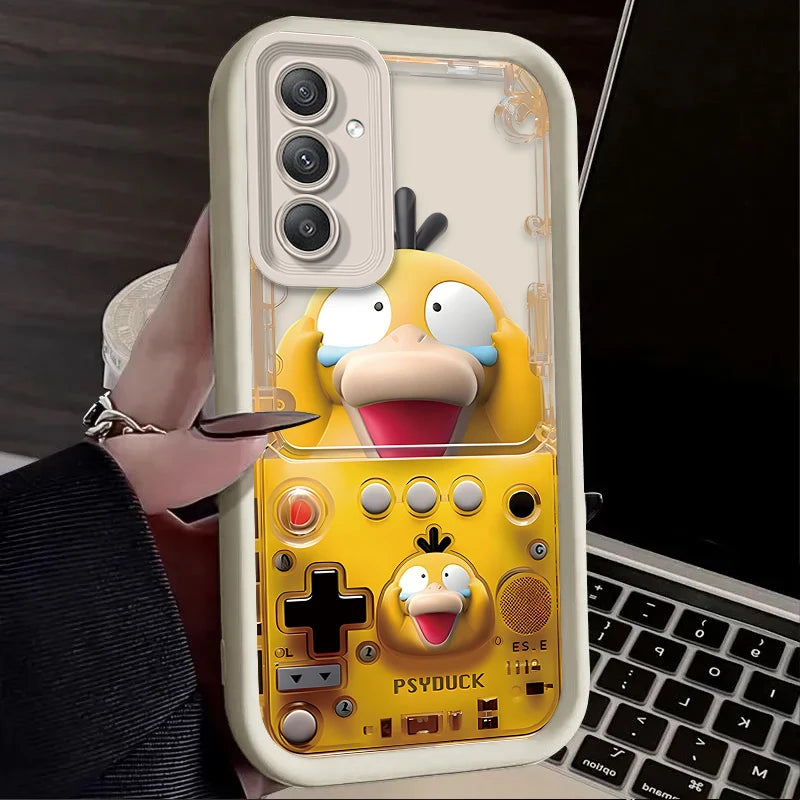 P-Pokemon Gengar Game Silicone Case for Samsung Galaxy A24 A25 A55 A35 A15 A05 A05S A16 A06 A13 A23 A12 A22 A32 A52 A71 A51 4G