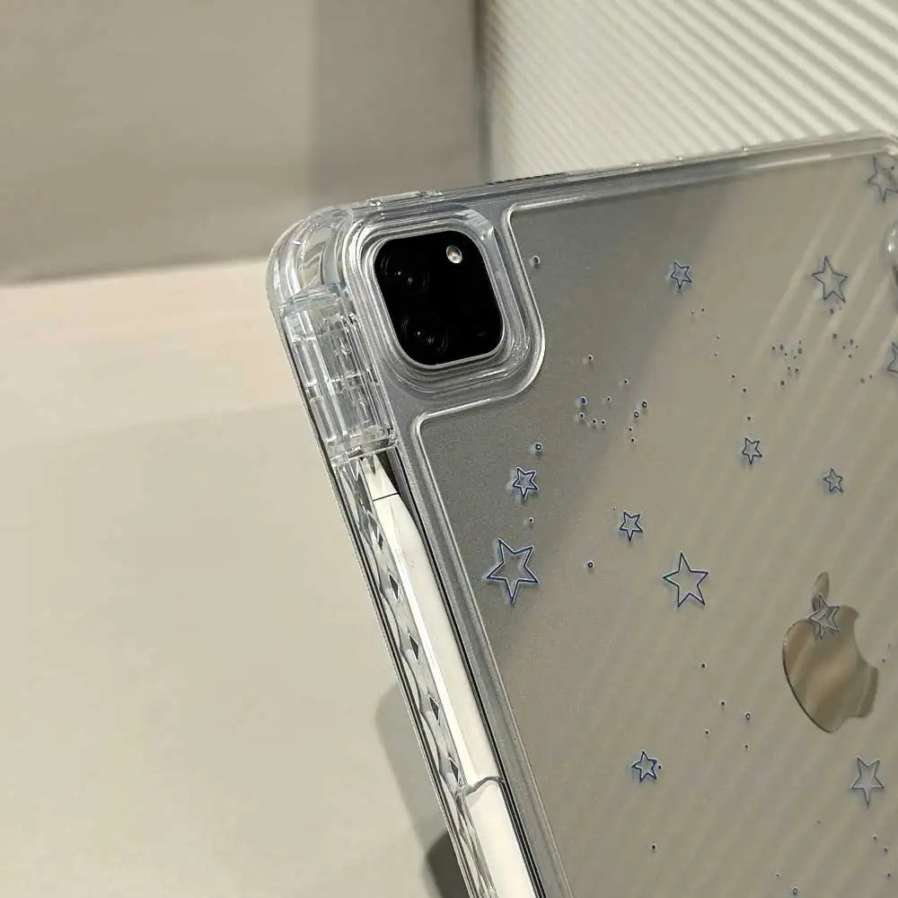 Star Design For iPad 10th/11th A16 For iPad Pro 13 11 m5 m4 m3 12.9 Air 11 13 m2 m3 Air4 5 Pro 11Tablet Protective Foldable Case