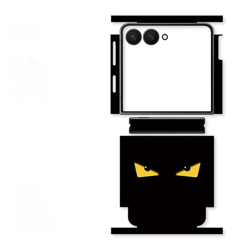 Skin For Samsung Galaxy Z Flip 7 6 5 4 2 Back Film Sticker Full Cover Protective Decal Wrap Side Frame Back Screen Protector