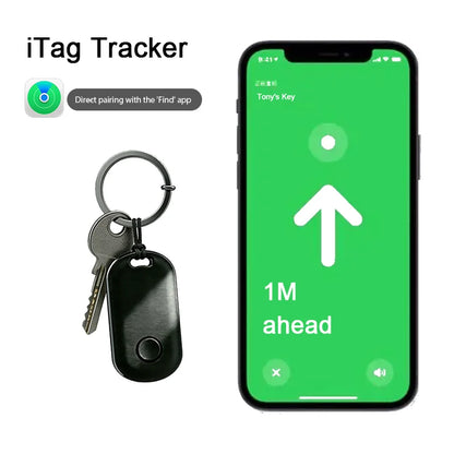 Smart Bluetooth GPS Tracker Work with Apple Find My APP ITag Anti Lost Reminder Device MFI Rated Locator Car Key Pet Kids Finder