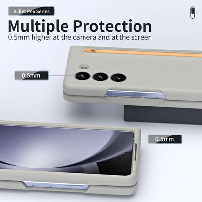 Skin Feel Purity Casing Samsung Z Fold6 Fold5 Fold4 Fold3 Candy Color Hard PC for Samsung Galaxy Z Fold 5 Protection Case