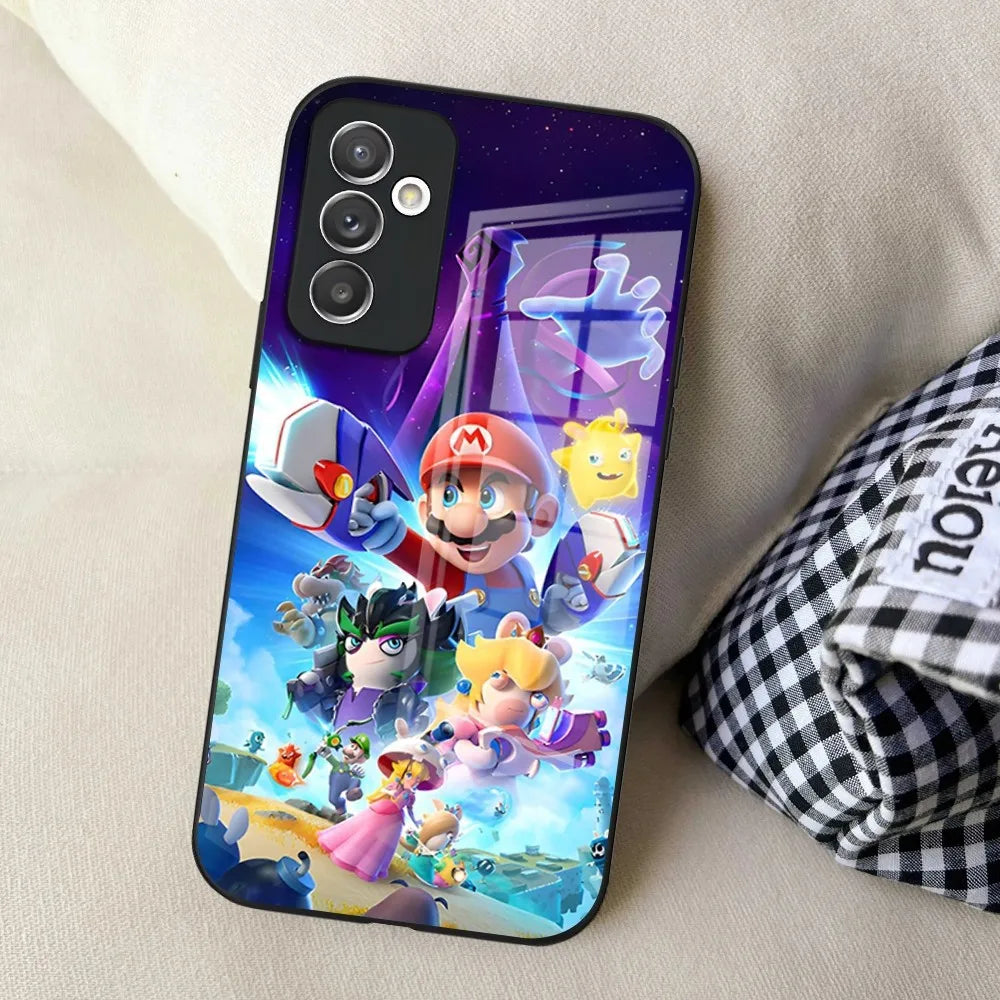 Hot Games M-Marioes Phone Case for Samsung S24 Ultra S23 S22 S20 Fe S21 Plus Galaxy A54 A34 A24 A53 Note 20 Glass Cover