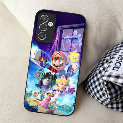 Hot Games M-Marioes Phone Case for Samsung S24 Ultra S23 S22 S20 Fe S21 Plus Galaxy A54 A34 A24 A53 Note 20 Glass Cover